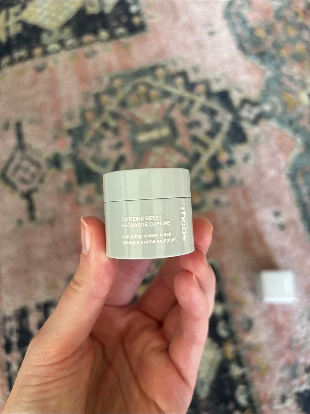 Rhode Caffeine Reset Sculpting Cream Mask Deluxe Sample Glow Depuff Lift NEW